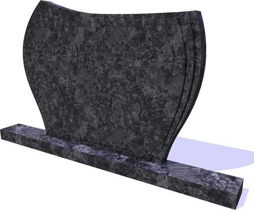[MG-POMNIK-NA-DH-TVAR-C-26] Inschriftplatte Nr. 26 groß – Steel Grey