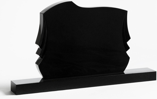 [MG-POMNIK-NA-DH-TVAR-C-27] Inschriftplatte Nr. 27 groß - Black Granite