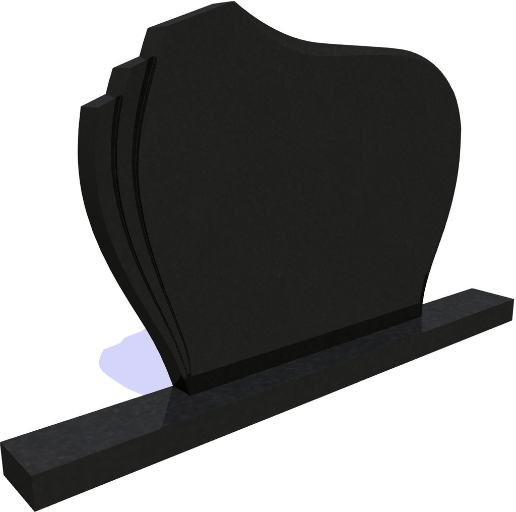 Inschriftplatte Nr. 30 groß – Black