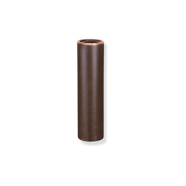Wandvase für Grabstein, Bronze, Höhe 12 cm