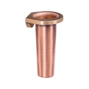 Wandvase für Grabstein, Bronze, Höhe 9 cm