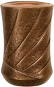 Wandvase für Grabmal, Bronze, Höhe 11 oder 20 cm