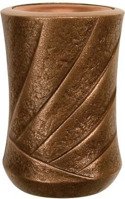 [ST-VASE05] Nástěnná váza na náhrobek, bronz, výška 11 nebo 20 cm