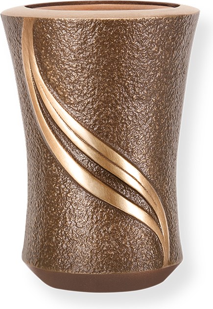 Wandvase für Grabmal, Bronze, Höhe 11–20 cm