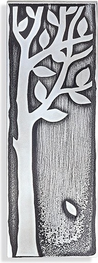 [ST-20861] Nerezová ozdoba na náhrobek Strom, 17×6 cm