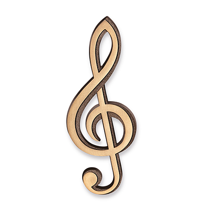 Notový klíč na náhrobek, bronz, 8–25 cm