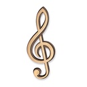 Notový klíč na náhrobek, bronz, 8–25 cm
