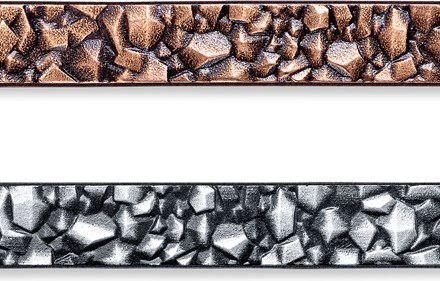 [ST-20620] Ornamentband Kristalle für Grabstein, 220 cm