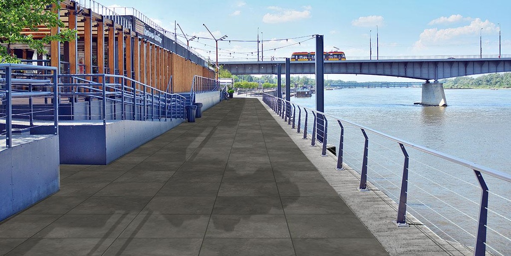 PLUS Antrazyt – slinutý kámen bez údržby, s betonovou texturou