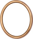 Rahmen oval Bronze