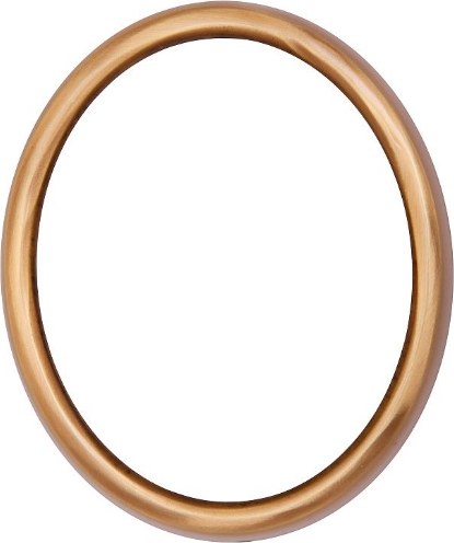 [3973/8X1] Rahmen oval Bronze (8x10 cm)