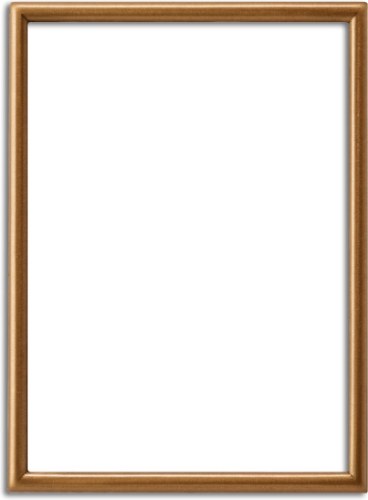[3985/8X1] Rámeček čtyřhranný černo-zlatý (8x10 cm)