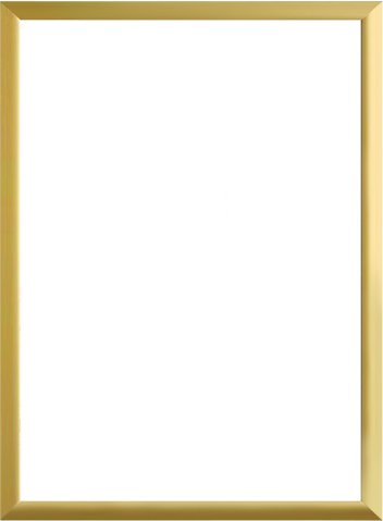 [3982/8X1] Rahmen viereckig Gold (8x10 cm)