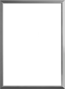 Rámeček čtyřhranný, leštěná nerez