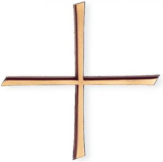 Gleicharmiges Kreuz Karund für Grabmal, 12–20 cm
