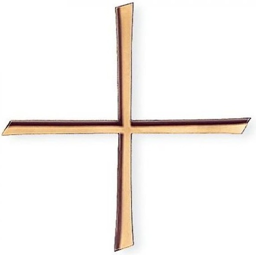 [ST-SCHRKR026] Gleicharmiges Kreuz Karund für Grabmal, 12–20 cm