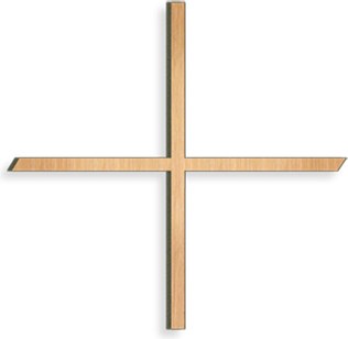 [ST-28031] Rovnoramenný kříž na náhrobek, bronz, 8–30 cm