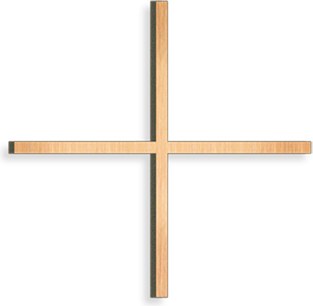 Rovnoramenný kříž na náhrobek, bronz, 8–30 cm