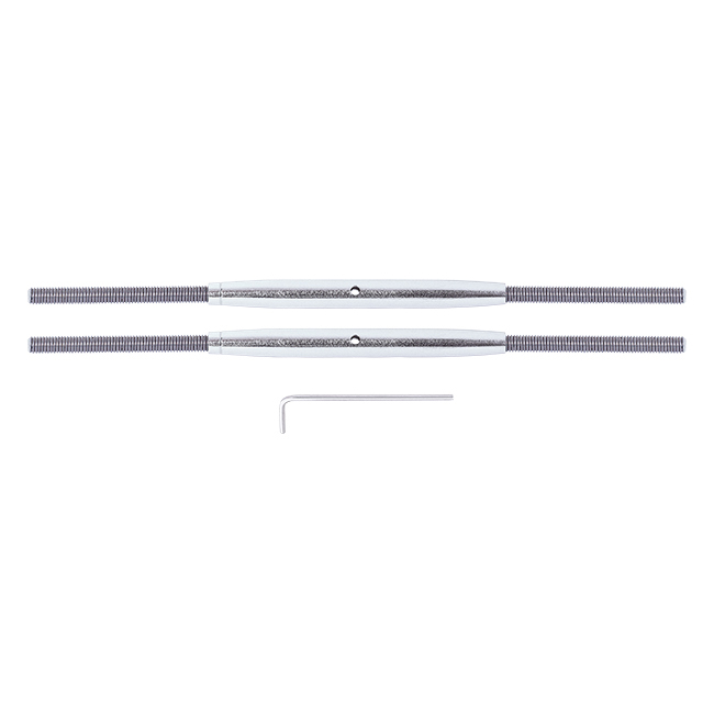 Set von Spannbuchsen für Grablampe, Höhe 17 cm