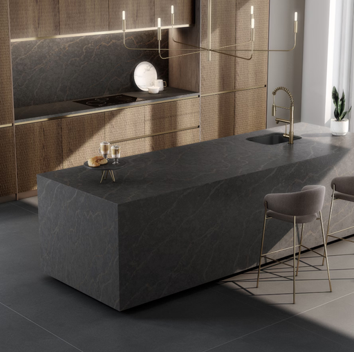[3322] Silestone Bohemian Flame (0,4 cm výrobek)